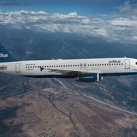Inflight View of a jetBlue Airbus A320 by Erik Simonsen