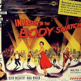 ''Invasion of the Body Snatchers'' movie poster 1956 by Retro Movie Posters