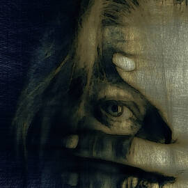 Jaded and Vexed- A Weary Moody Self Portrait  by Shelli Fitzpatrick