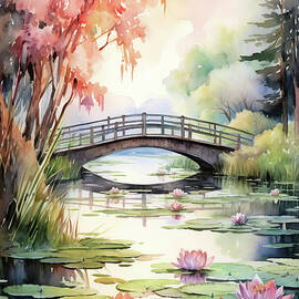 Japanese Lily Pond by Laura's Creations