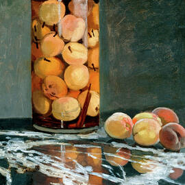 Jar of Peaches by Claude Monet 1866