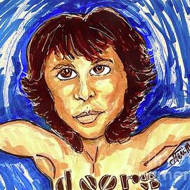 Jim Morrison The Doors  by Geraldine Myszenski