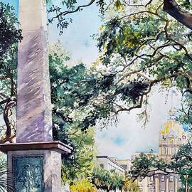 Johnson Square, Savannah GA by Merana Cadorette