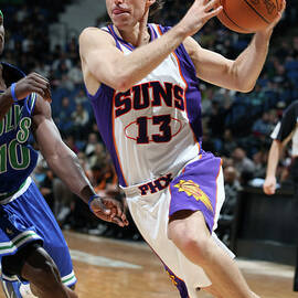 Jonny Flynn and Steve Nash by David Sherman