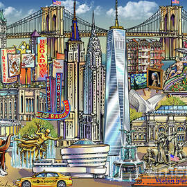 Journey to New York by Maria Rabinky