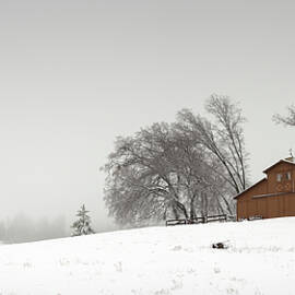 Julian Barn in Snow by William Dunigan