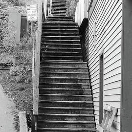 Ketchikan Stairs BW
