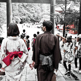 Kimono in Nikko. Japan by Lie Yim