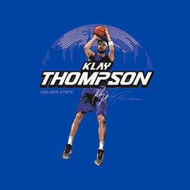 Klay Thompson Skyline by Kelvin Kent