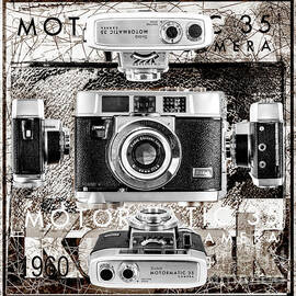 Kodak Motormatic 35 - Black And White by Anthony Ellis