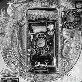 Kodak No. 3a Autographic Model C - Black And White by Anthony Ellis