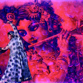 Krishna Leela 7 by Bliss Of Art