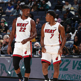 Kyle Lowry and Jimmy Butler by Joe Murphy