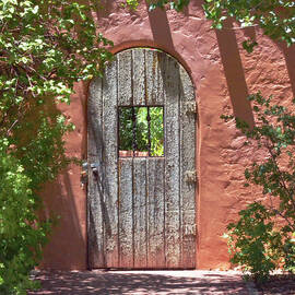 La Posada Garden Door by Debby Pueschel