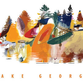 Lake George in Bright Colors by Long Shot