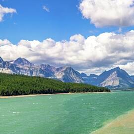 Lake Sherburne in Glacier National Park, Montana by Mihai Andritoiu