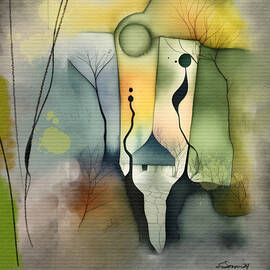 Landscape Abstract by Elaine Sonne