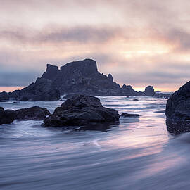 Late Afternoon at Harris Beach by Mike Lee