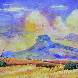 Late Afternoon, Cathedral Mountain by Marsha Reeves