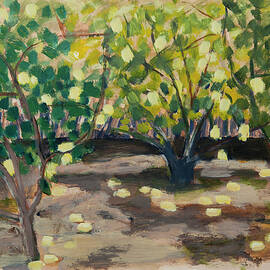 Lemon trees garden. by Anthony Van Gelder