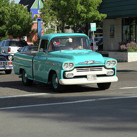 Light Blue Chevy Truck by Michael Riley