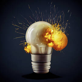 Lightbulb Explosion 01 by Matthias Hauser