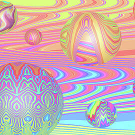 Like a Kid in a Candy Store - Joyful Abstract Art for the Young at Heart - Digital Art and Design by Brooks Garten Hauschild