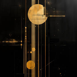 Lines and Circles Art by Lourry Legarde