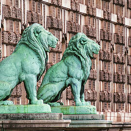 Lions by the Louvre Museum - Paris