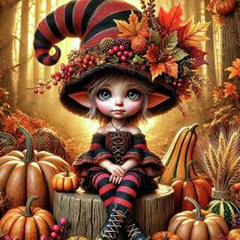 Little Keeper of Autumn Magic by Bill And Linda Tiepelman