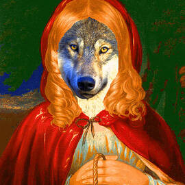 Little Red Riding Hood and the Wolf. by Michael Collins