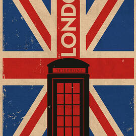 London City Retro Vintage Travel Poster by Design Turnpike