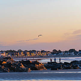 Long Sands Beach Rocky pile York Maine by Toby McGuire