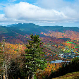 Looking Down On Stowe by Mark Papke