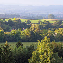 Looking down the Weser Valley by Juergen Hess