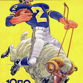 Los Angeles Rams 1959 Program by Big 88 Artworks