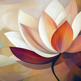 Lotus Abstract Fantasy by Jacky Gerritsen