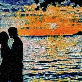 Lovers on Sunset - 1 by Anas Afash