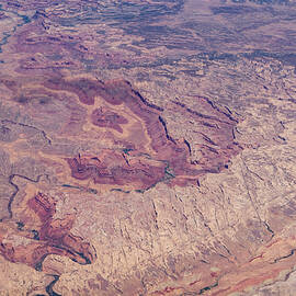 Loving the Window Seat - Above Multicolored Canyons in the American Southwest by Georgia Mizuleva