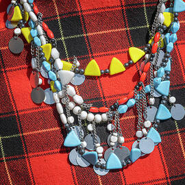 Maasai Necklace Tanzania Africa by Joan Carroll