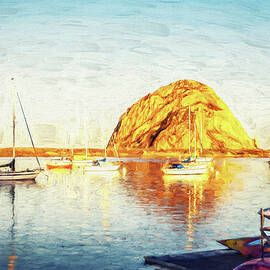 Magical Morro Bay Painterly Effect by Joseph S Giacalone