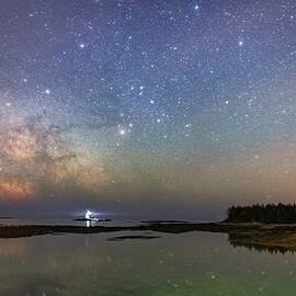 Maine Milky Way Reflections by Michelle Palermo