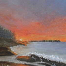 Maine Sunrise by Scott W White