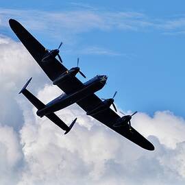 Majestic Avro Lancaster Bomber by Neil R Finlay