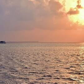 Maldives Seaplane at Dawn by Neil R Finlay