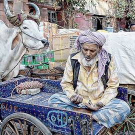 Man and Brahman In Turbans by Toni Abdnour