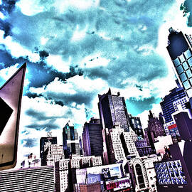 Manhattan Cityscape and Skyscape by Kim Lessel