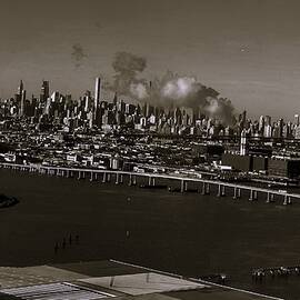 Manhattan in black-and-white