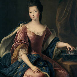 'Marie Louise Elisabeth d'Orleans', 17th century, Oil on canvas, 138 x 105 cm, P2295. by PIERRE GOBERT -1662-1744-