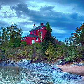 Marquette Harbor Lighthouse 3 by Claude LeTien